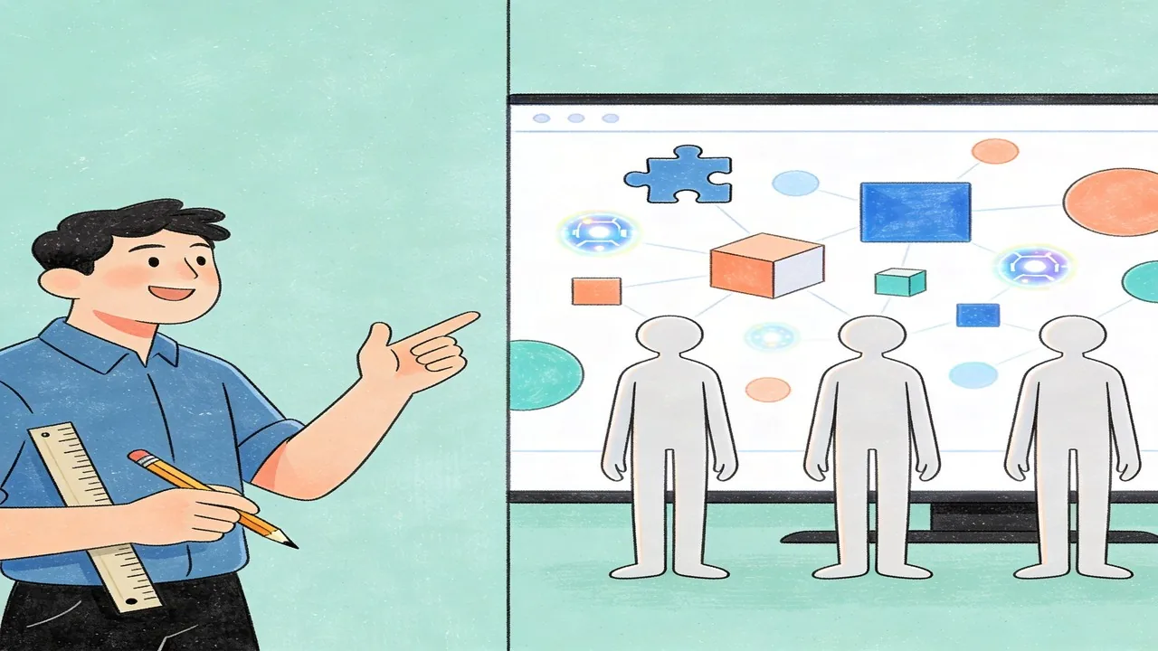 Designer directing AI design tools with confidence